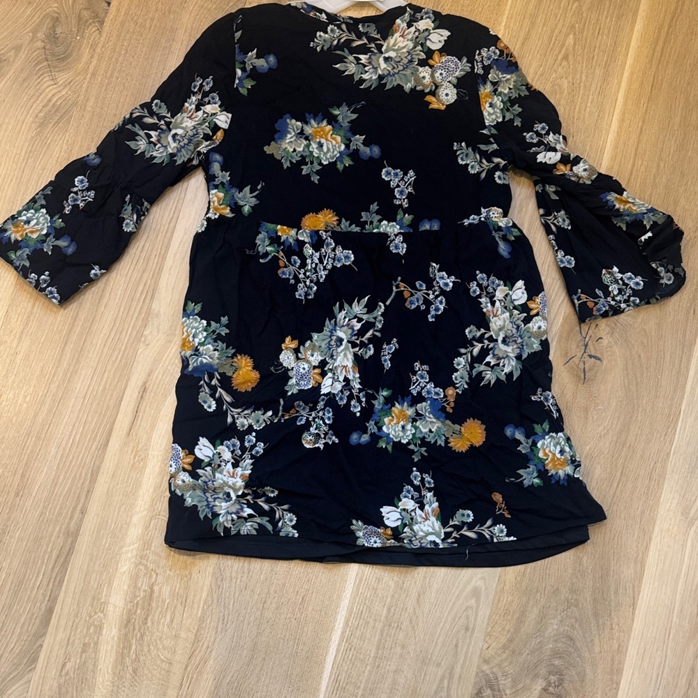 Etro Floral Lace-Up Front Baby Doll Dress Women Size Small - Picture 5 of 5